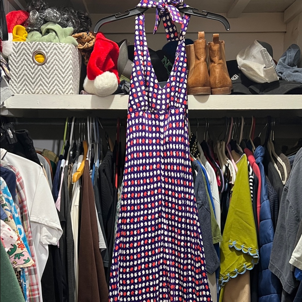 Vintage Handmade Halter Dress